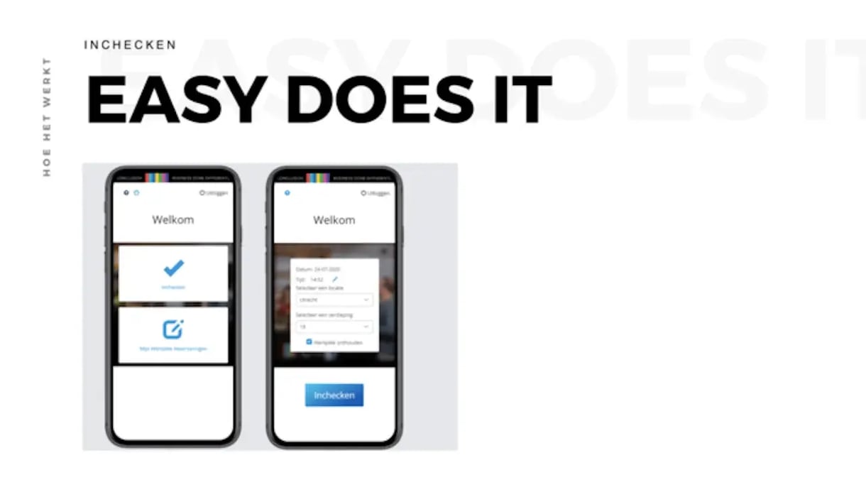 Foto van telefoon app