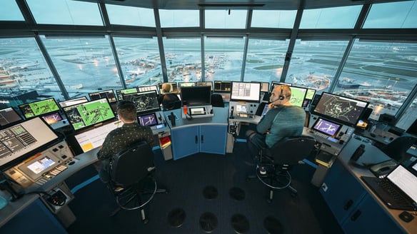 Luchtverkeersleiding.