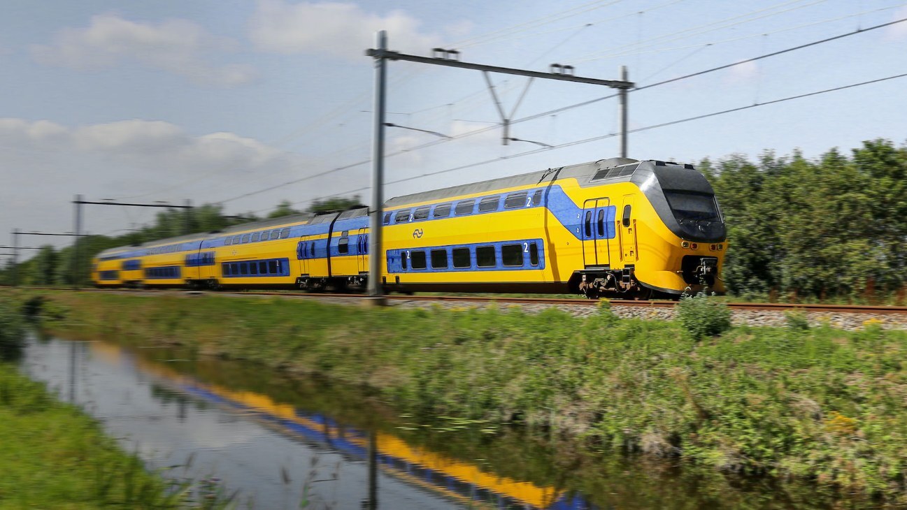 ns trein op het spoor