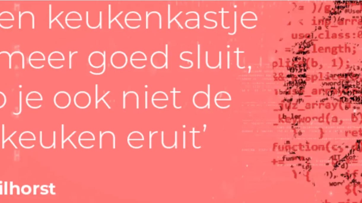 Quote van Cokky Hilhorst.