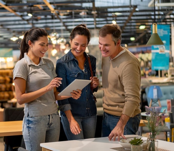 Colleagues together.