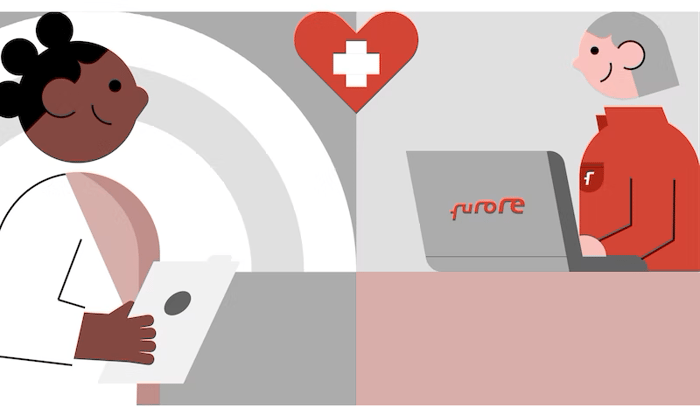 Zorgmedewerkers illustratie.