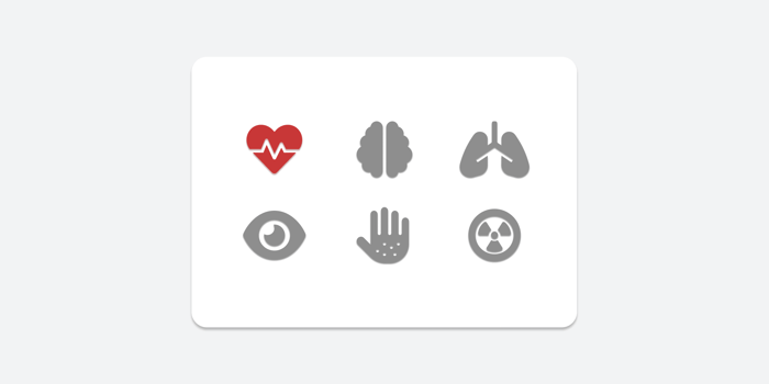 gezondheid icoontjes