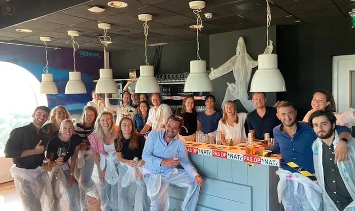 Borrelende collega´s