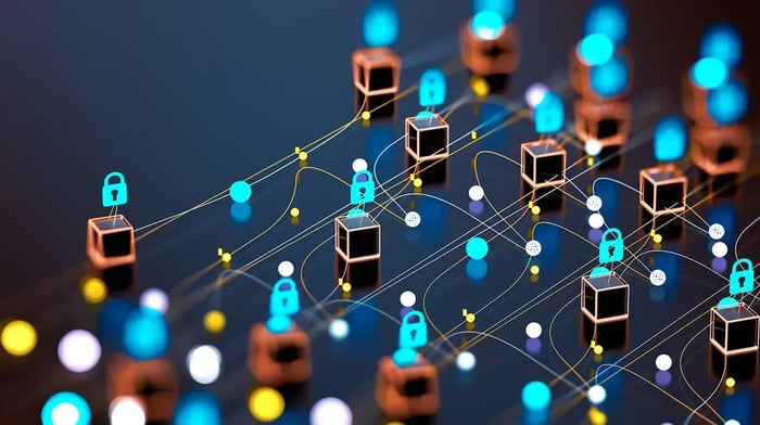 afbeelding van verschillende beveiligde systemen die aan elkaar gelinkt zijn