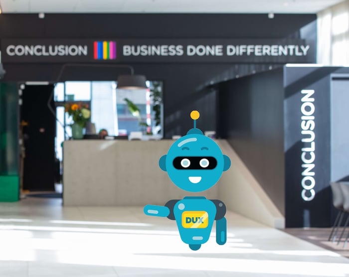 DUX hij conclusion receptie.