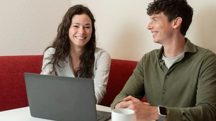 collega's aan het werk 