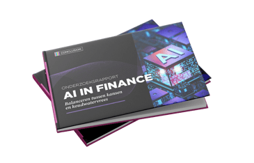 Mockup Onderzoeksrapport AI in Finance