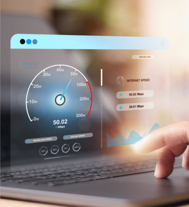 Internet snelheid meter