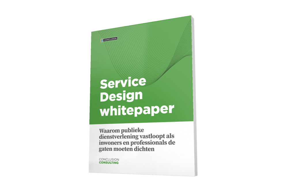 Service design whitepaper mockup