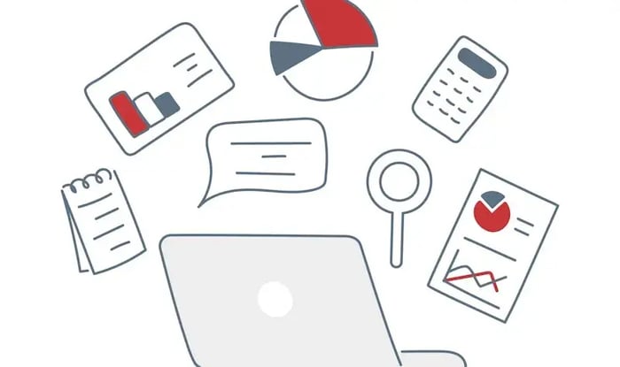 Diagram van verschillende analysen tools