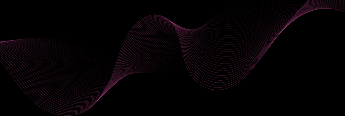 Black background with magenta wave