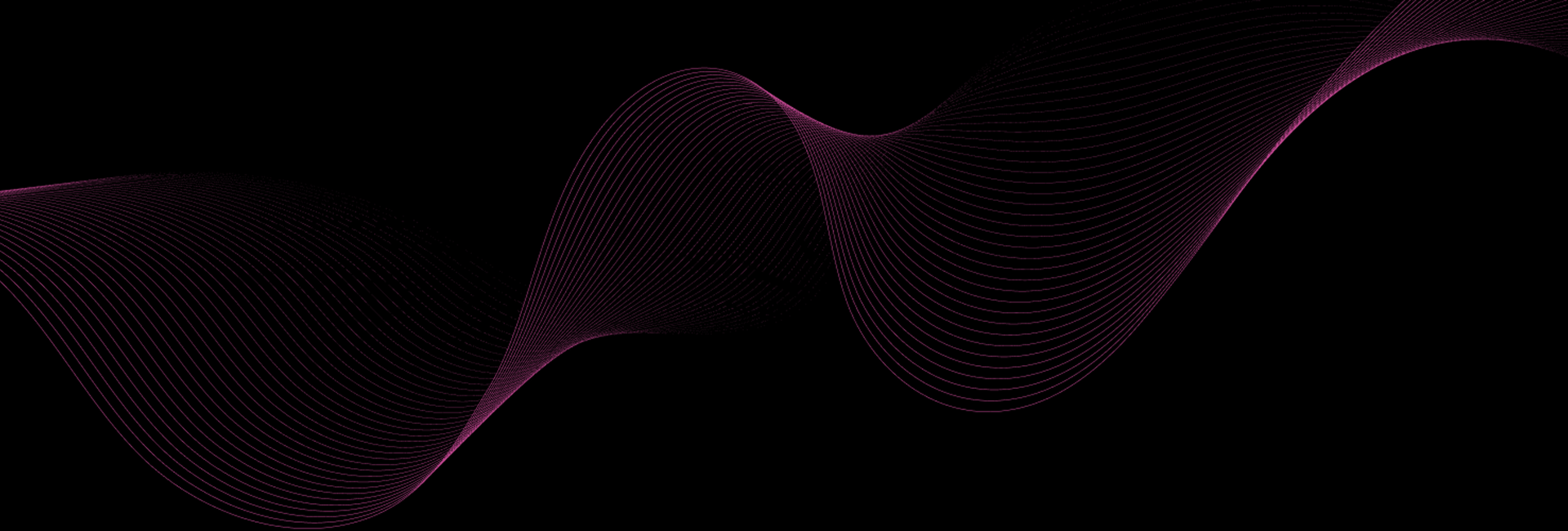 Black background with magenta wave