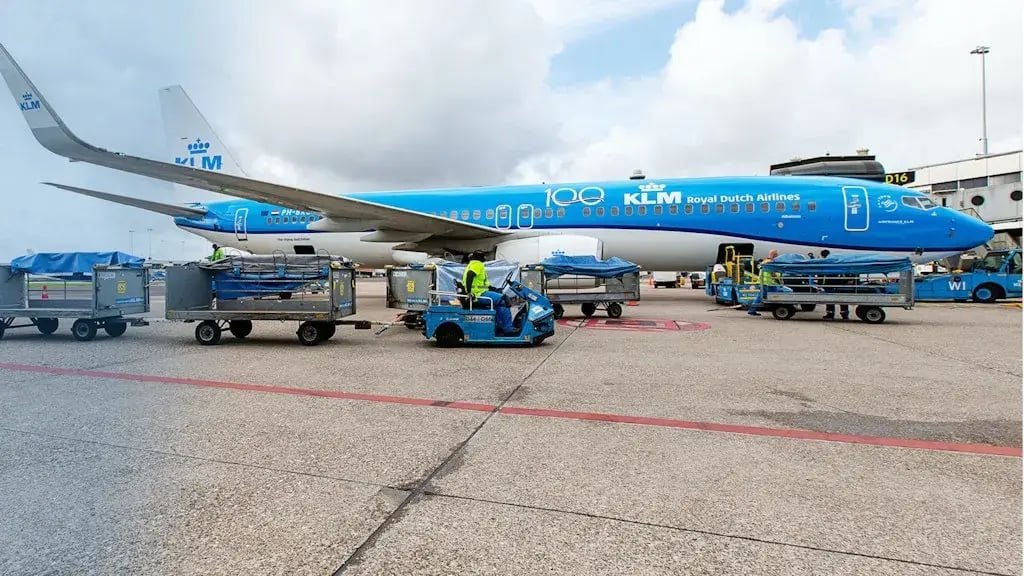 KLM vliegtuig