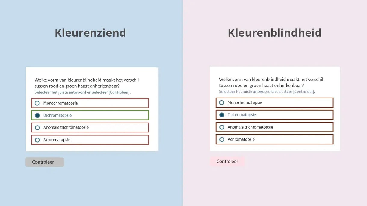 Kleurblindheid questionaire