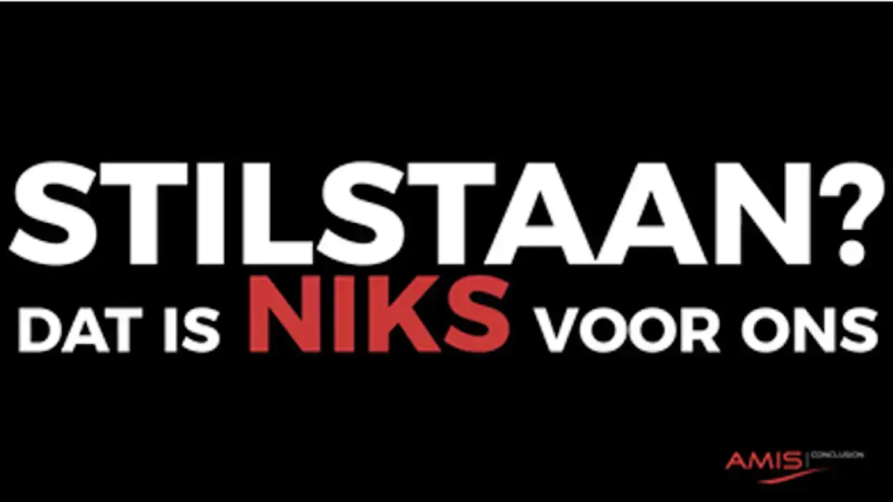 Stilstaan_ Dat is niks voor ons