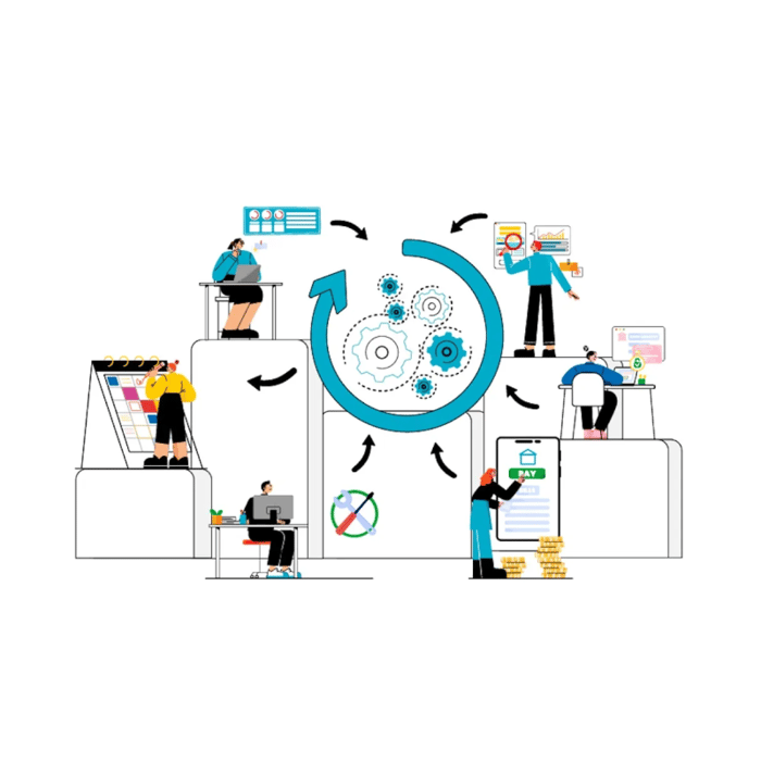 Illustratie automatisering bij de overheid