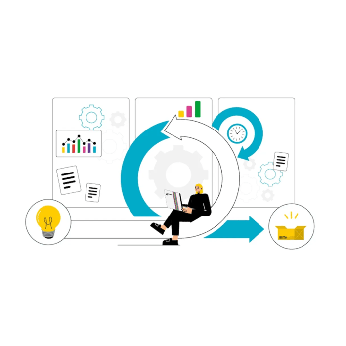 microsoft dynamics illustration.