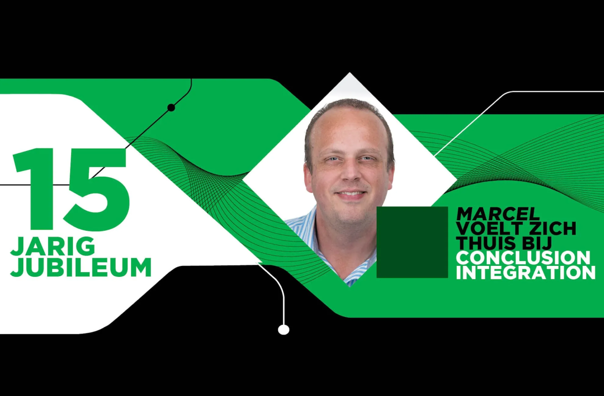 Mannelijke collega met tekst: 