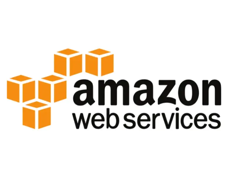 Amazon web services logo.