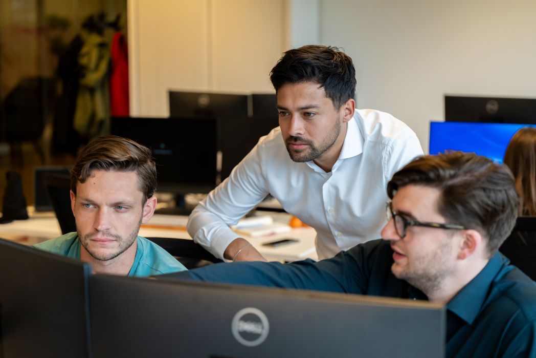 Collega's aan het werk