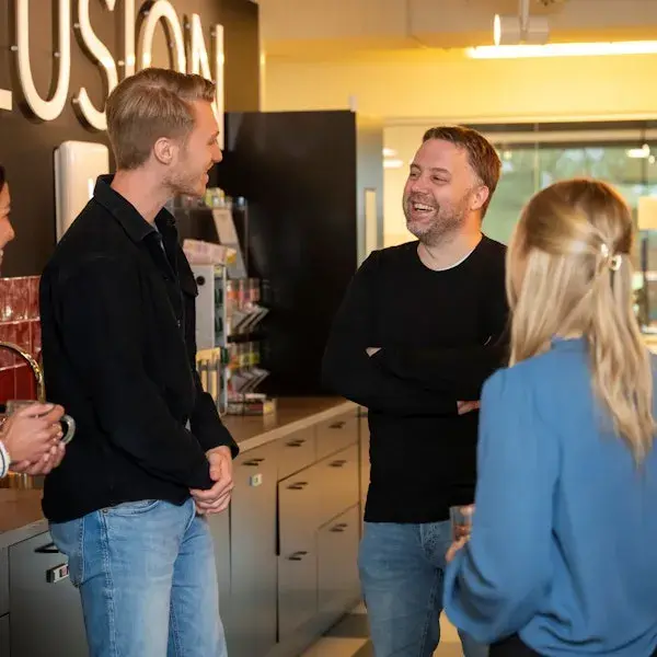 Collega's in de Conclusion keuken.