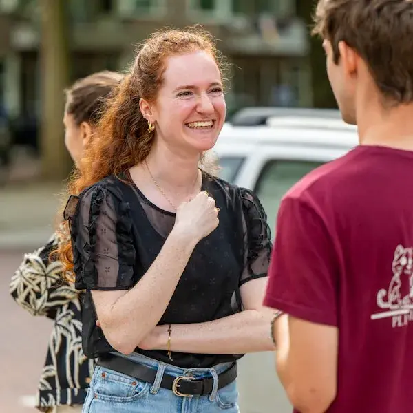 Foto van twee personen