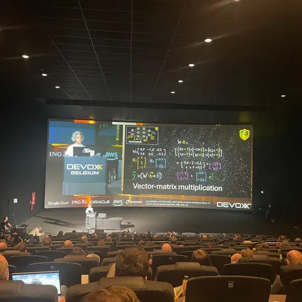 Een vergadering zaal