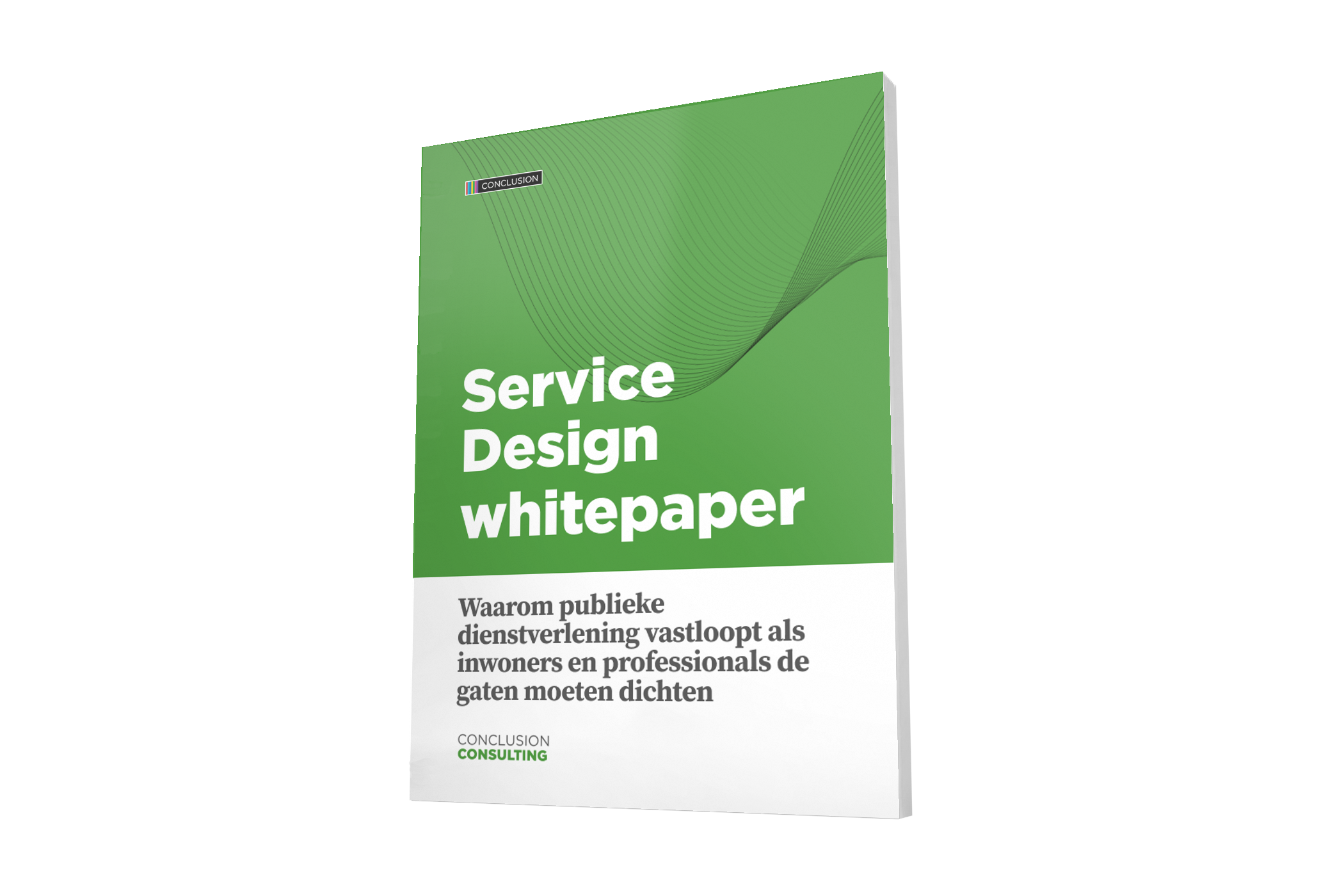 Service design whitepaper mockup