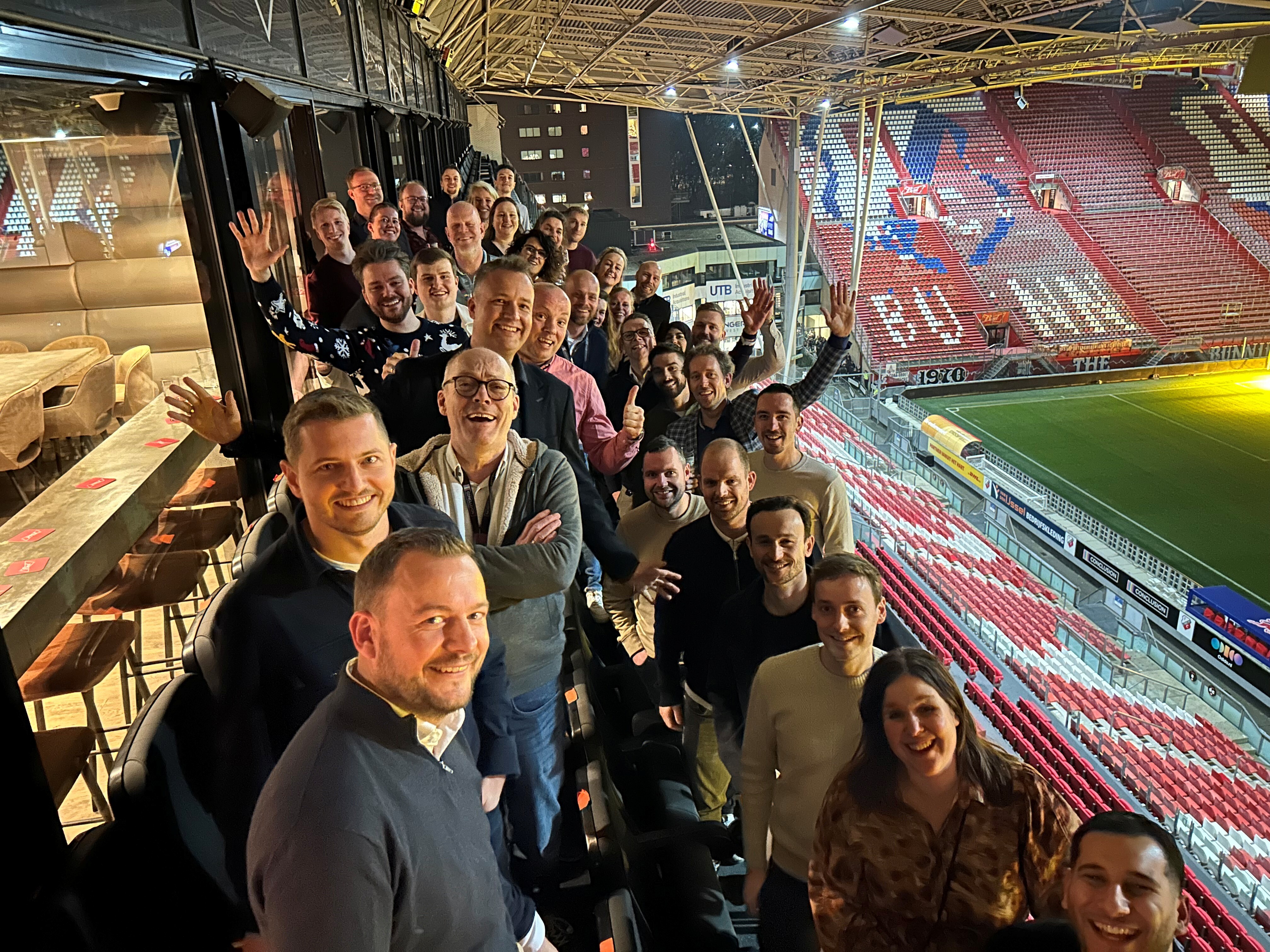 Foto kerstborrel FCU