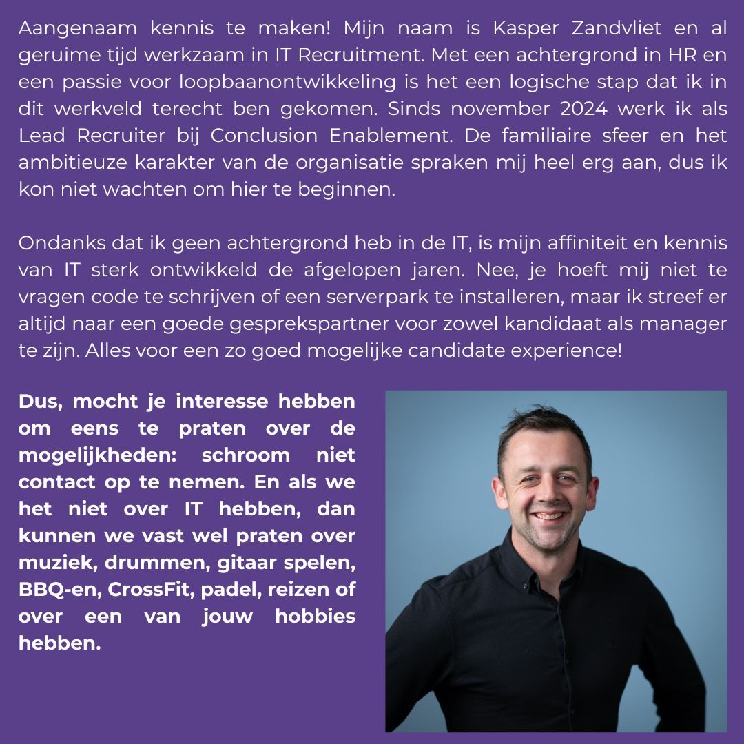 Kasper Zandvliet voorstellen